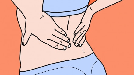 Holding The Lower Back in Pain